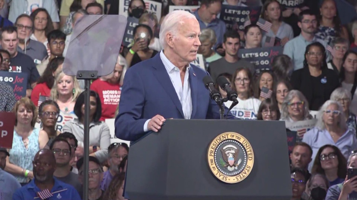 Biden rallies in Raleigh, North Carolina | wfmynews2.com