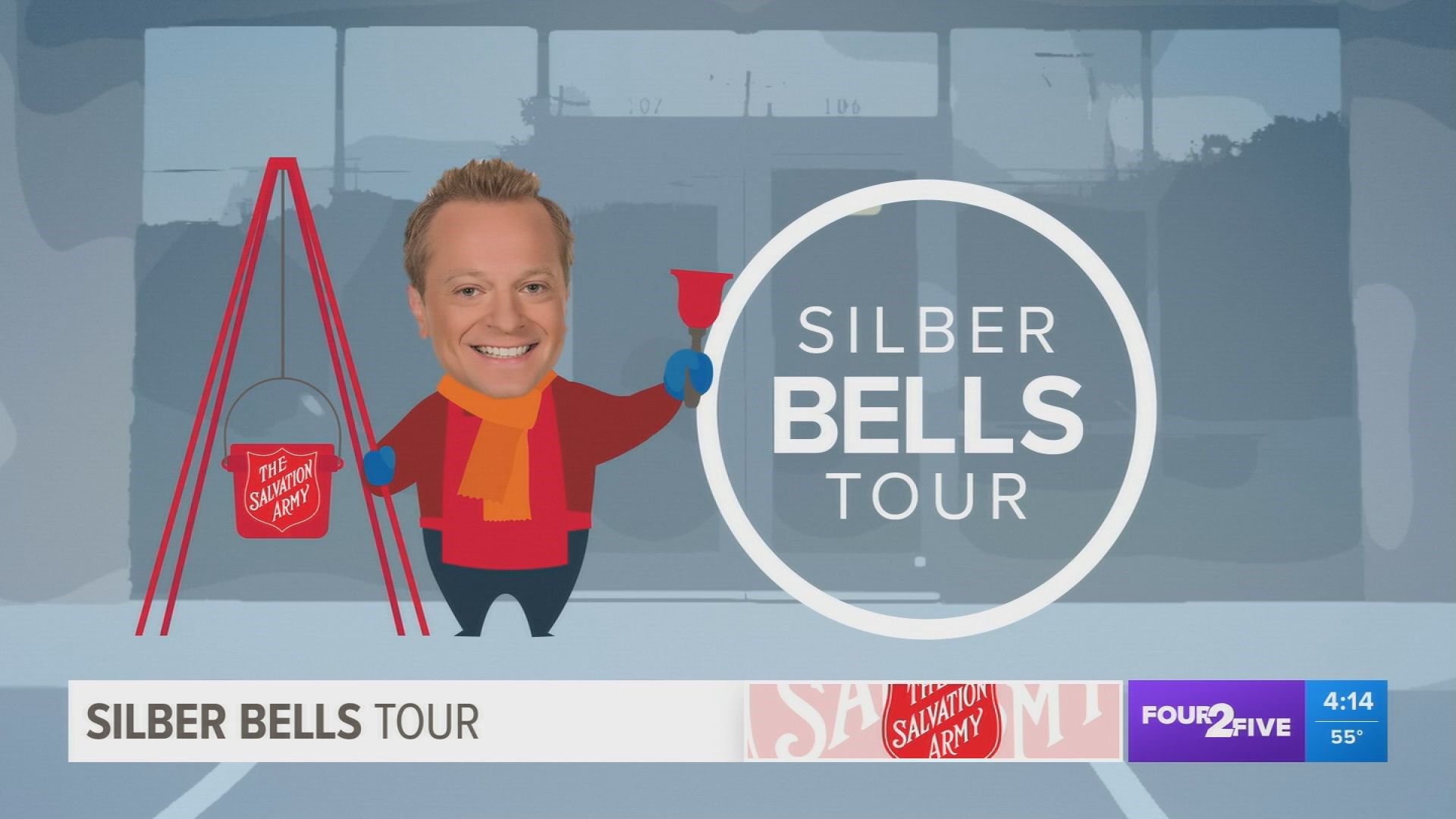 A group of special guests came out to support WFMY News 2's Chad Silber on his Silber Bells Tour today.