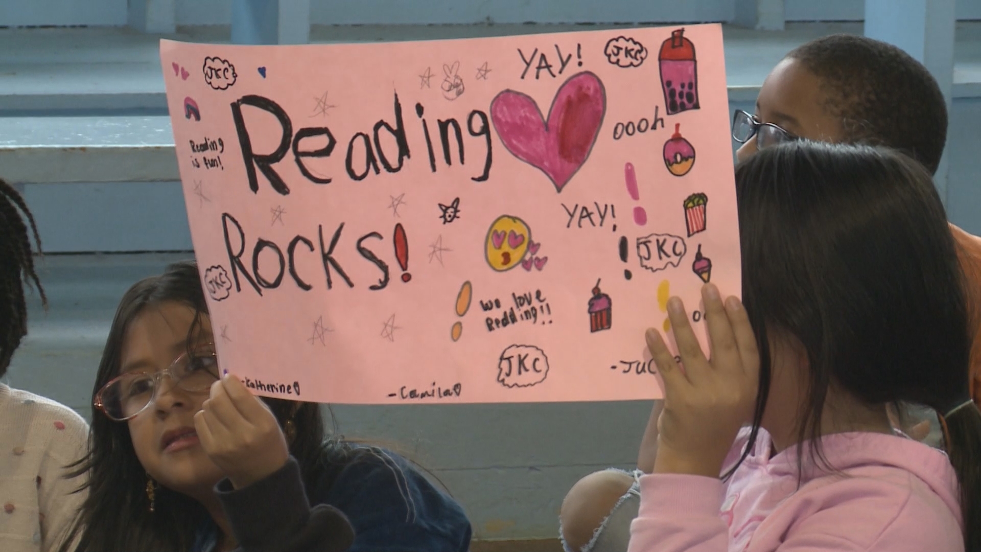 Sumner Elementary School students brought incredible energy to WFMY’s award-winning literacy program, proudly showing off their love of reading.