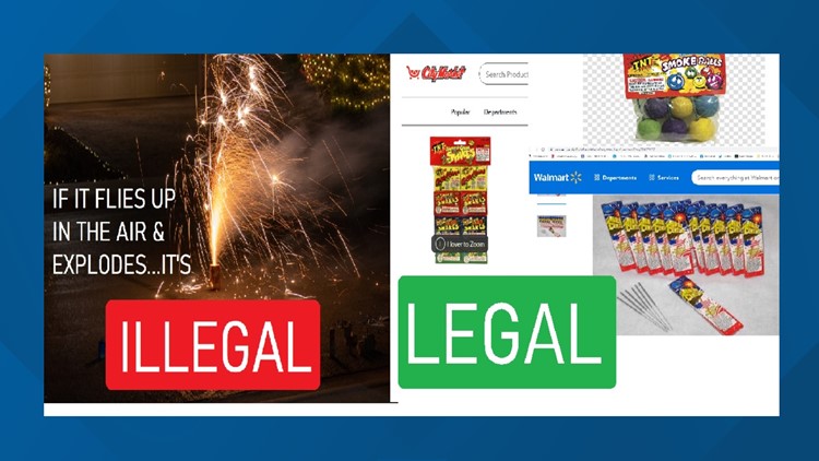 Fireworks: What's legal & illegal in NC
