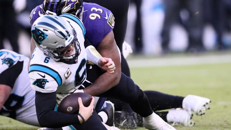 Late mistakes cost the Panthers in 13-3 loss to Ravens
