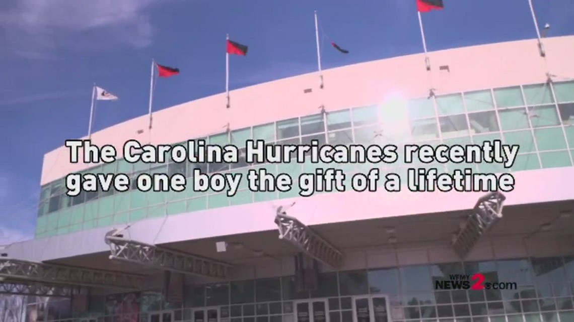 Carolina Hurricanes Grant Wish For 7-Year-Old With Cancer (social)