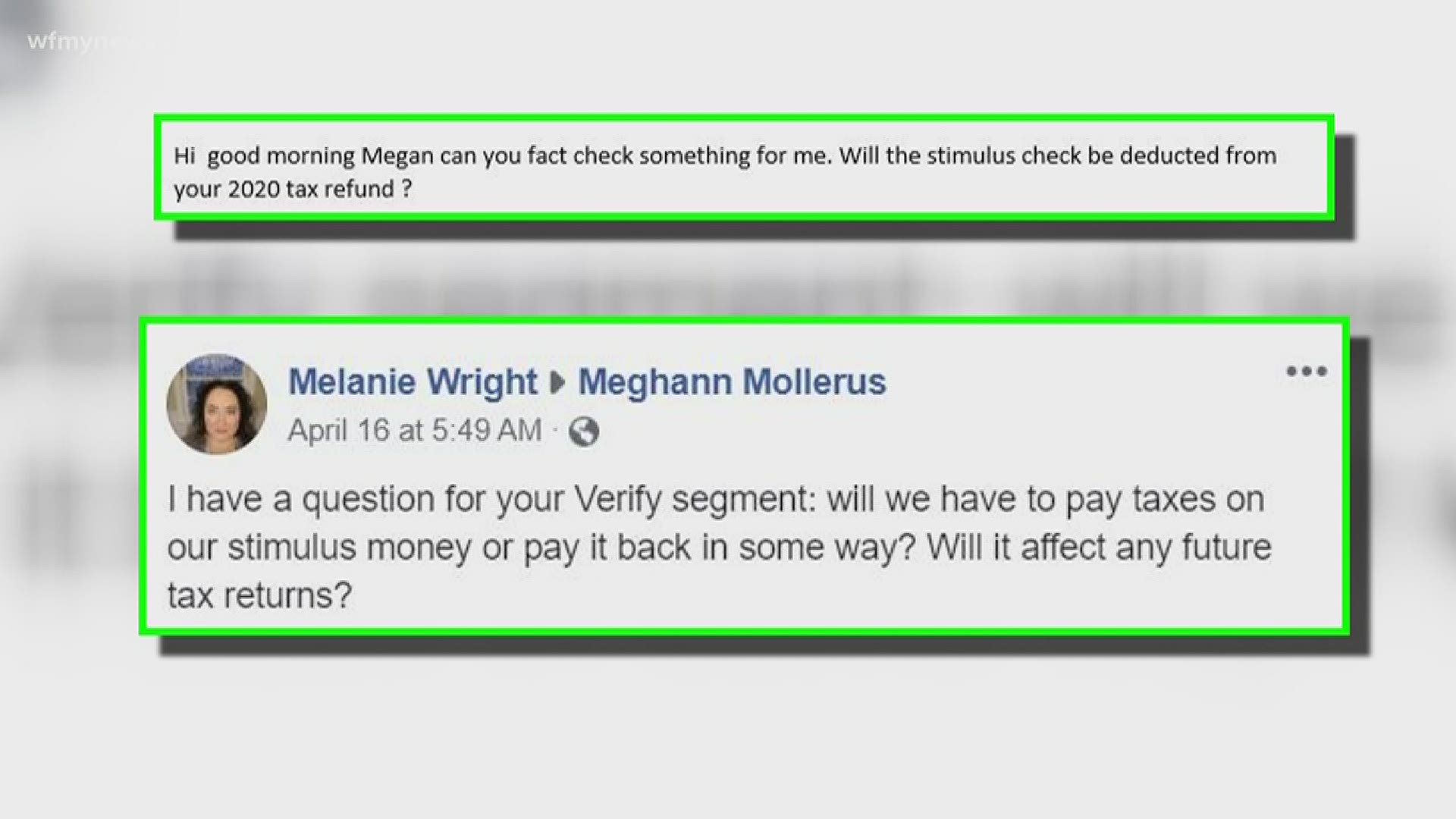 It's one of the most commonly-asked questions: will I have to pay back my stimulus check? No. It is not taxable income.