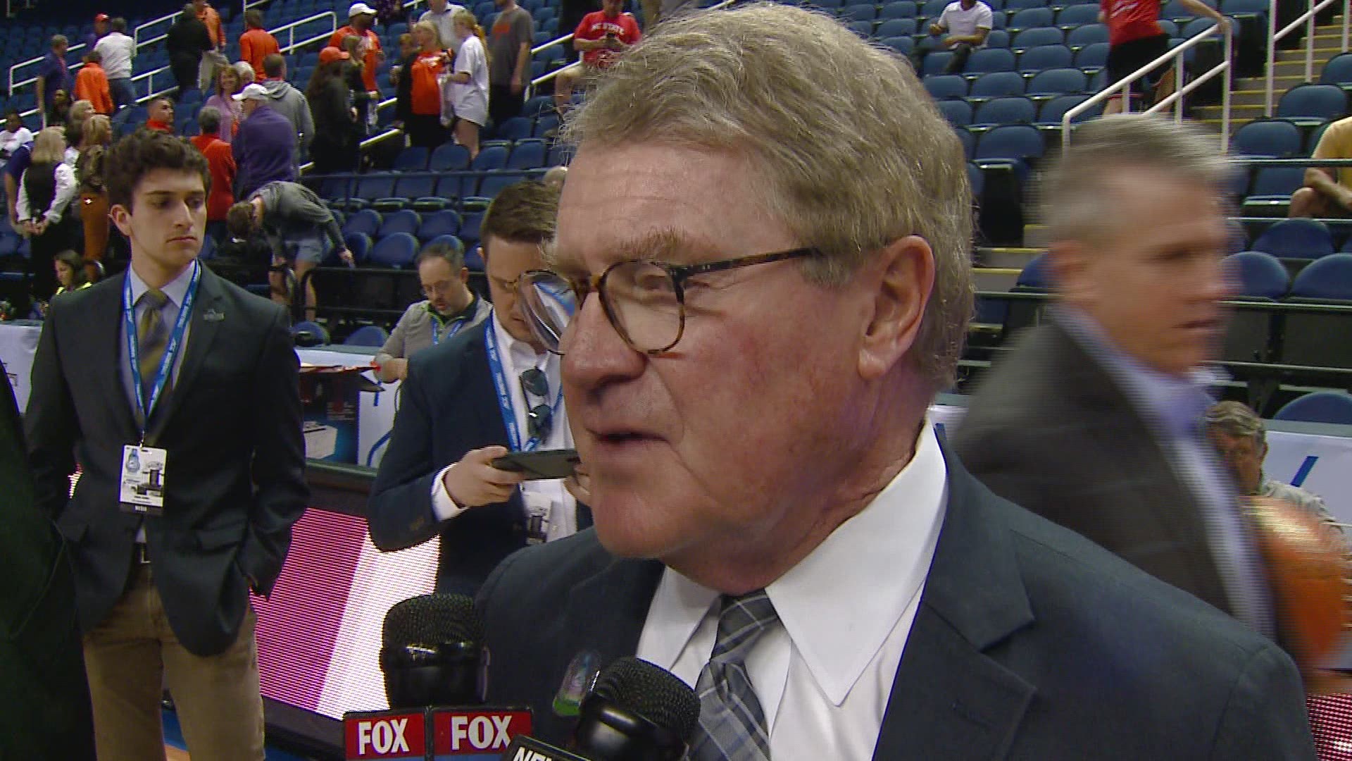 Commissioner John Swofford said the NBA's decision to suspend games along with the advice from medical experts played a big role in canceling the ACC Tournament.