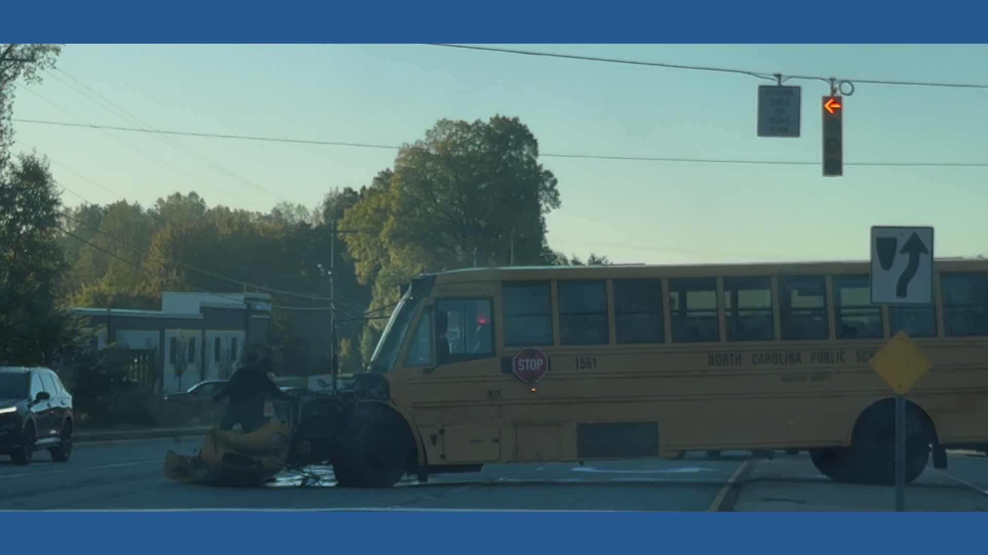Crash involving school bus in Greensboro | wfmynews2.com