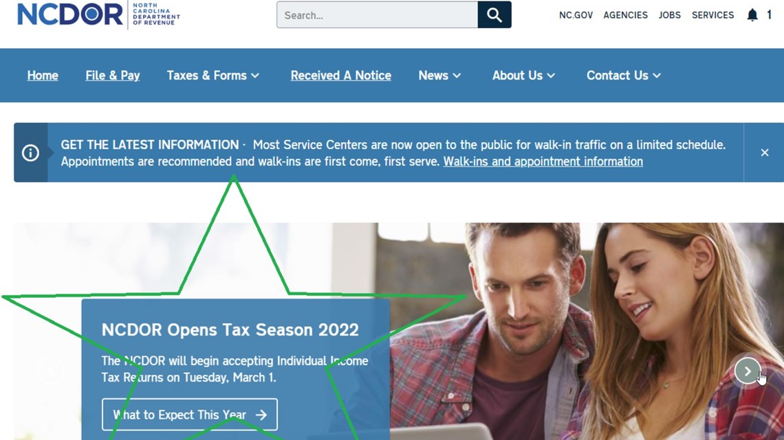North Carolina begins accepting and processing state tax returns