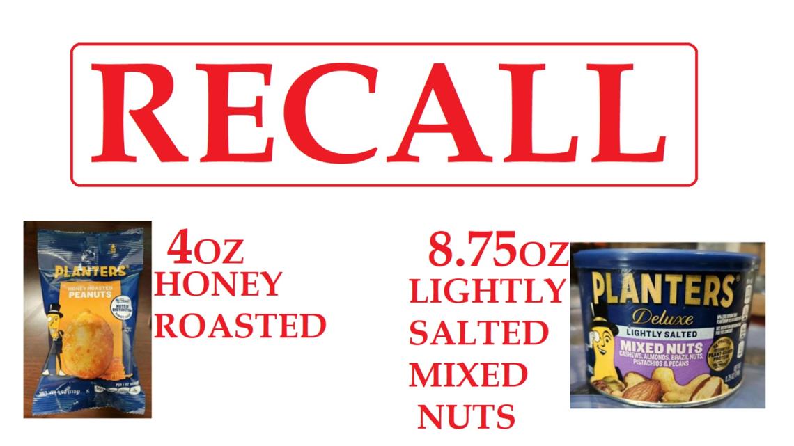 Planters Nut Recall: Products were sold at Publix & Dollar Tree