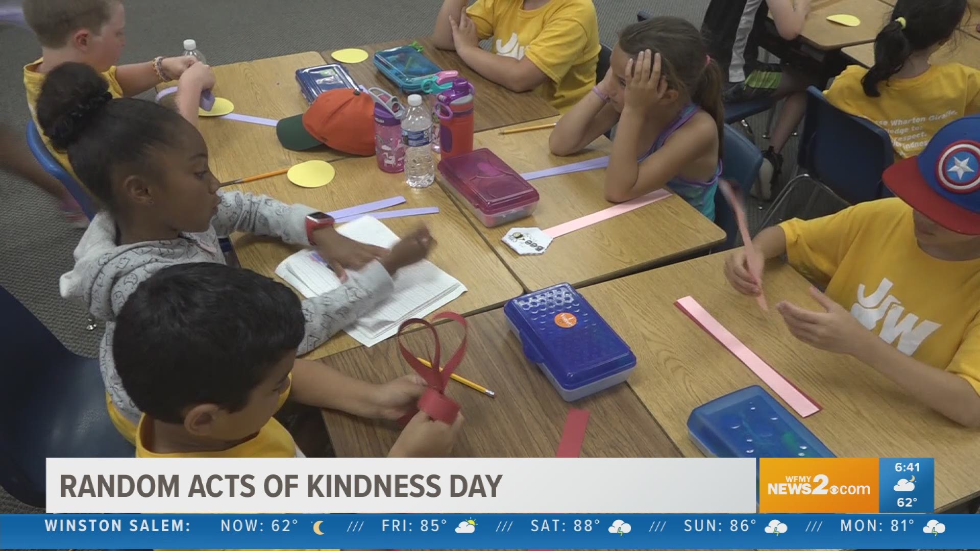 In honor of Avelina Lott, the school hosted a "Random Acts of Kindness Day" to honor her memory and inspire everyone at the school to be loving and kind.