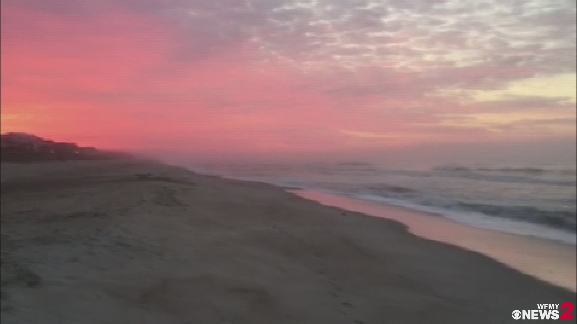 Gorgeous Sunrise Greets the Beach at Pine Knoll Shores