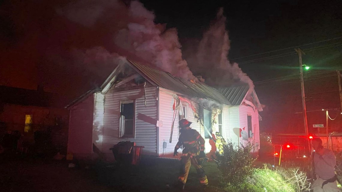 House fire in High Point on Ennis Street