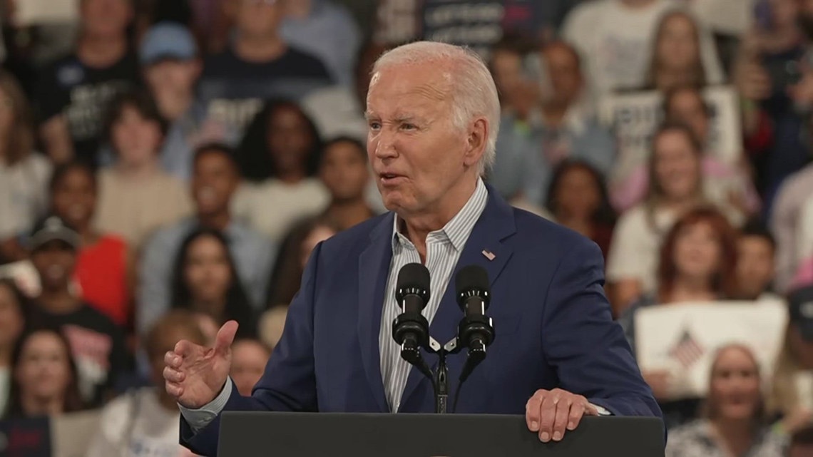 President Biden rallies in NC day after debate with Trump | wfmynews2.com