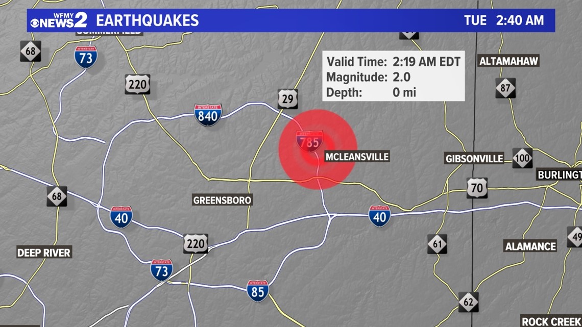 Greensboro Earthquake Tuesday - Did you feel it? - Vimarsana News