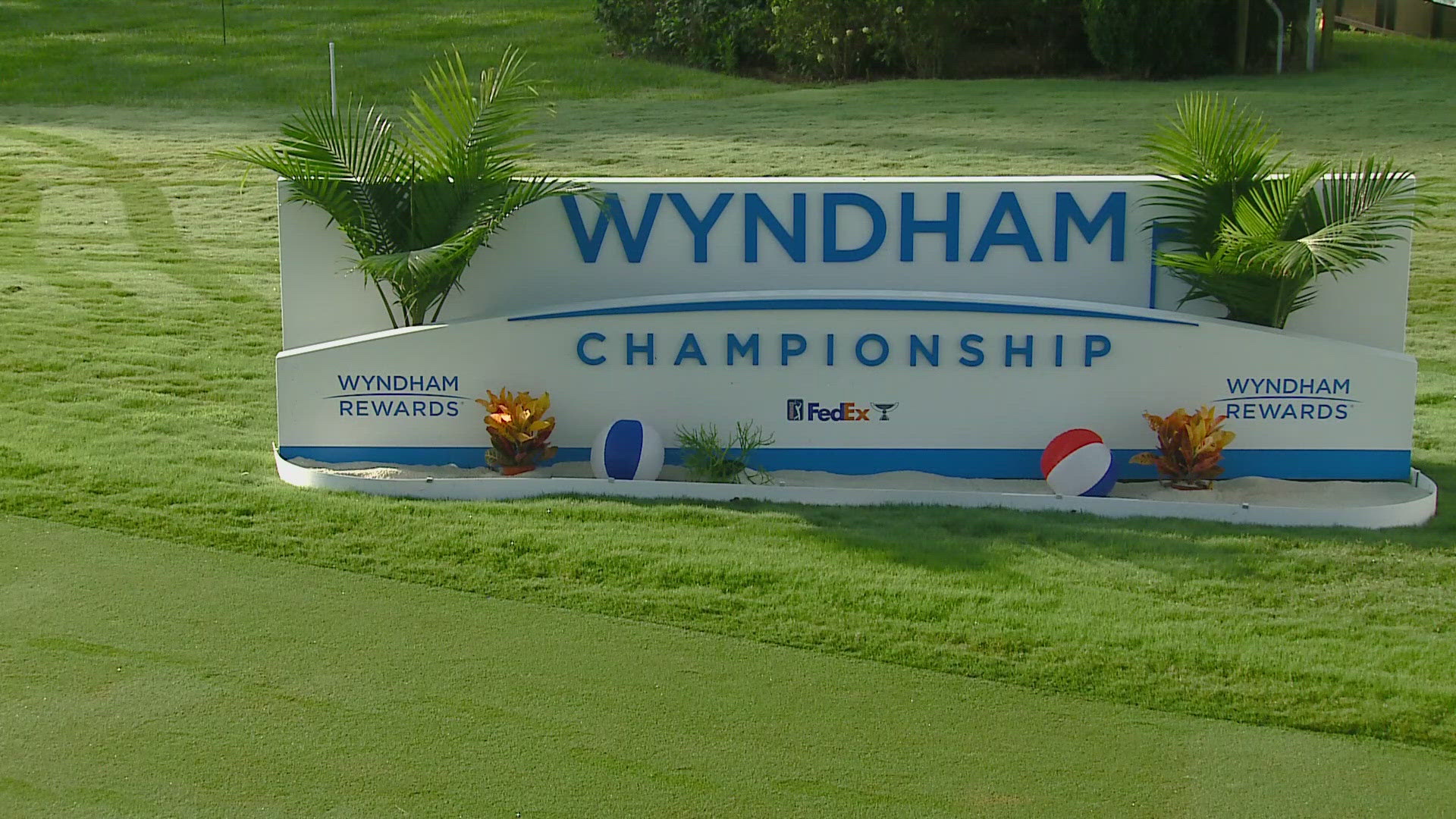 You can imagine organizers of the Wyndham Championship are watching the storm closely.