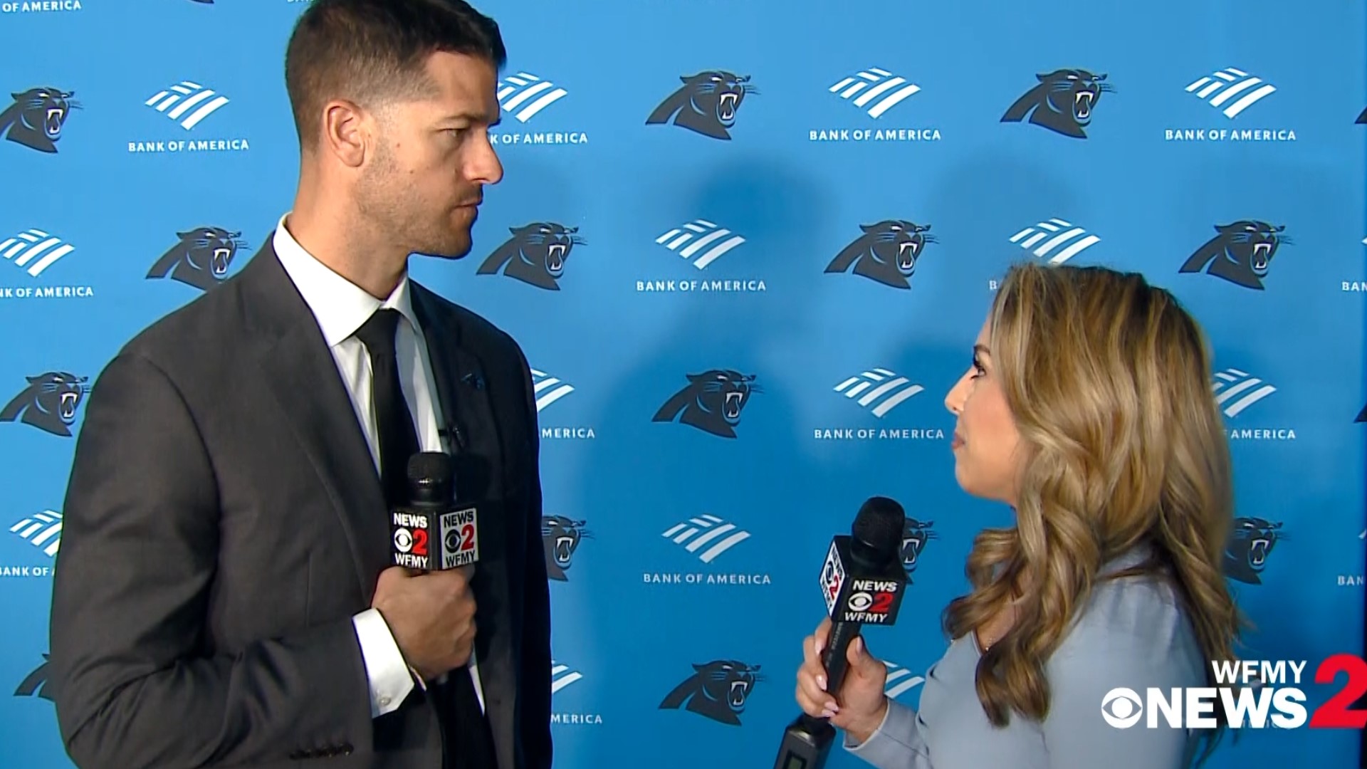 Panthers new head coach Dave Canales speaks about new position ...