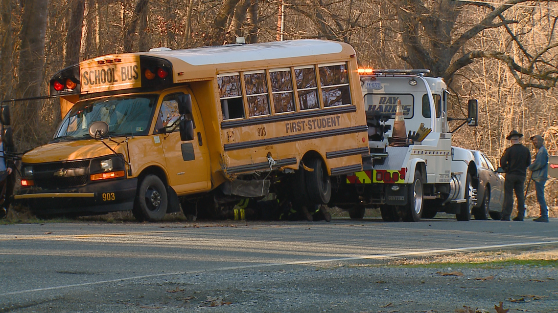 School Bus Accident On Nc 62 In Guilford County 