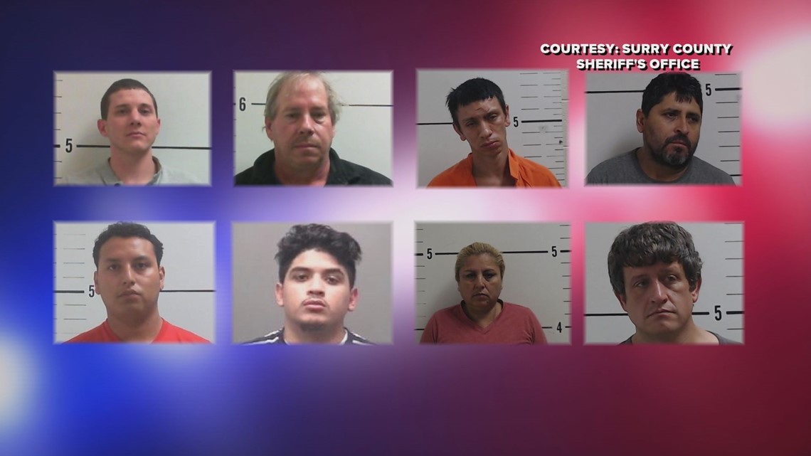 Operation Thin Ice Arrested For Trafficking Pounds Of Meth Into Surry County