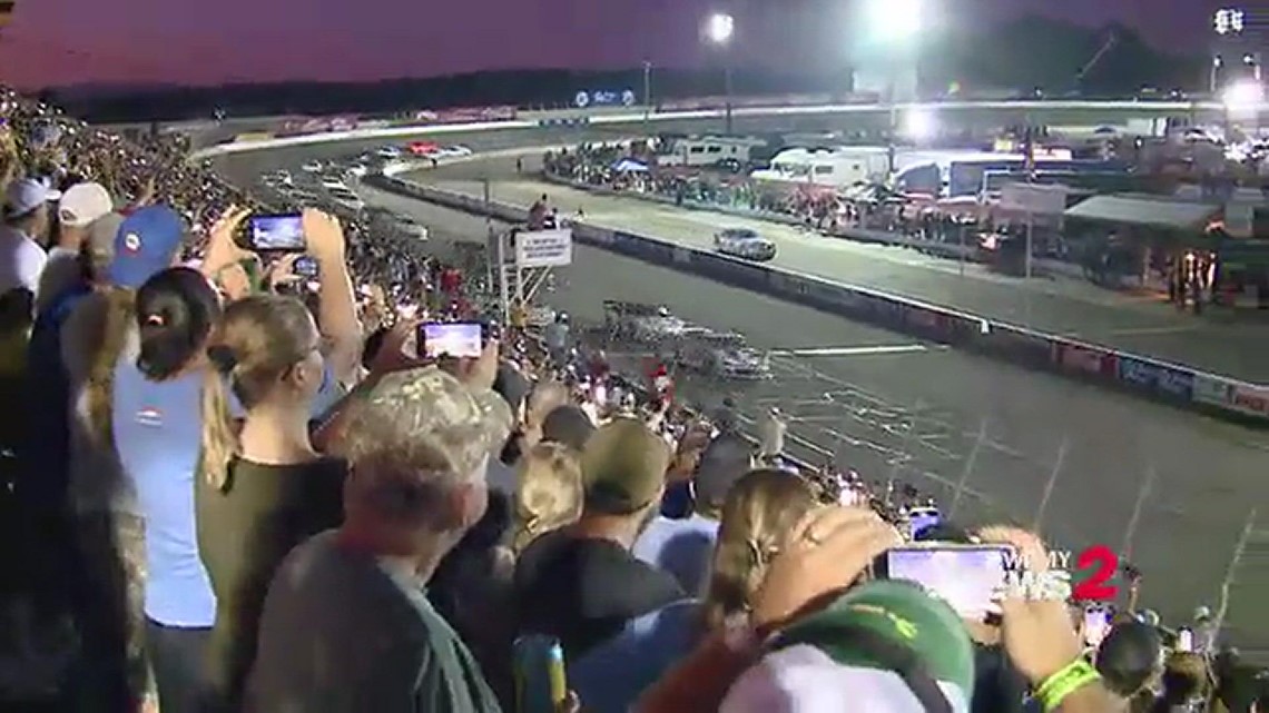 Dale Jr. racing at North Wilkesboro Speedway