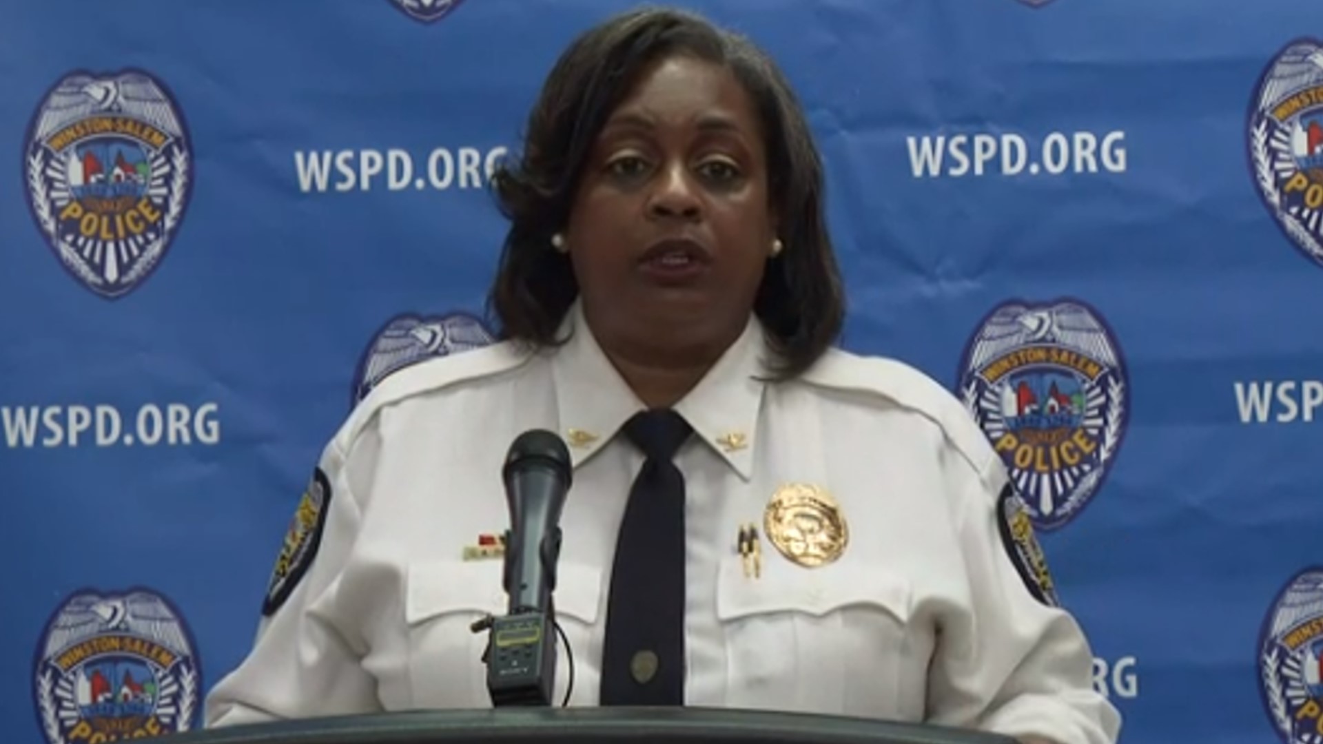 Police Chief Catrina Thompson talked about the dangers of community groups working to expose child predators.