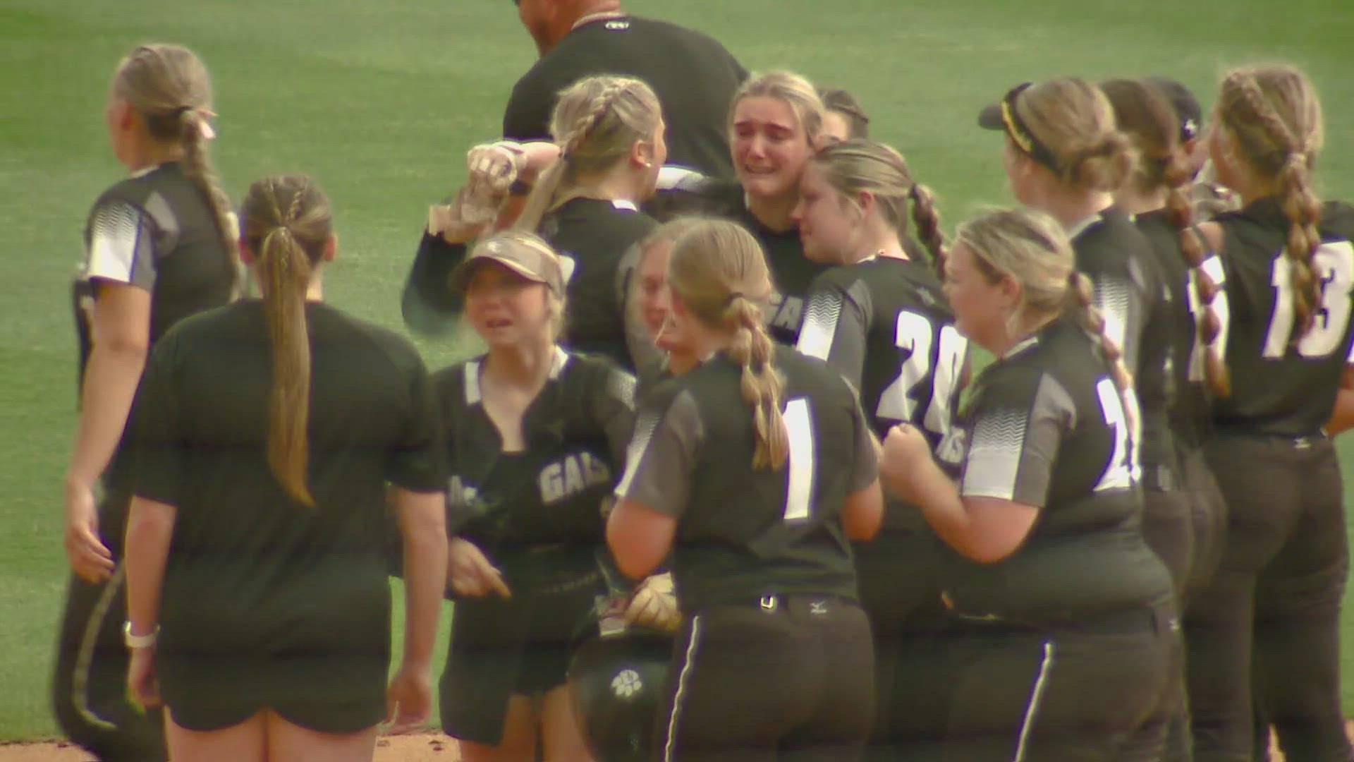 The softball team says it couldn't be more proud to bring the state championship home.