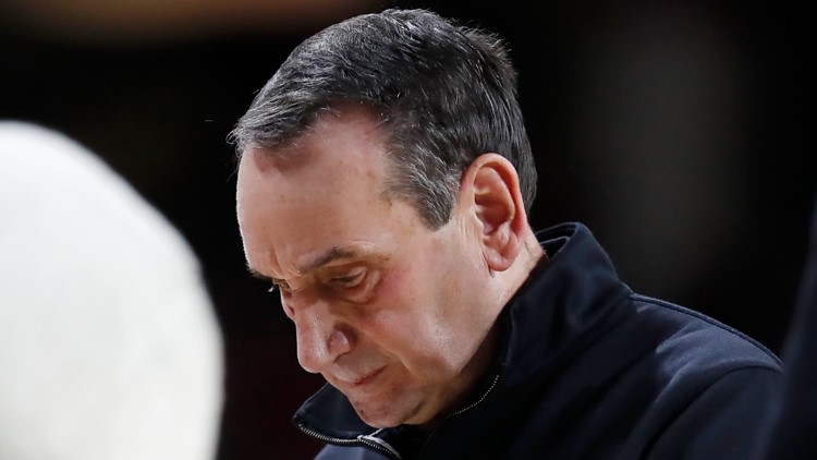 What happened to Coach K? Duke head coach leaves game early due to 'not feeling well'