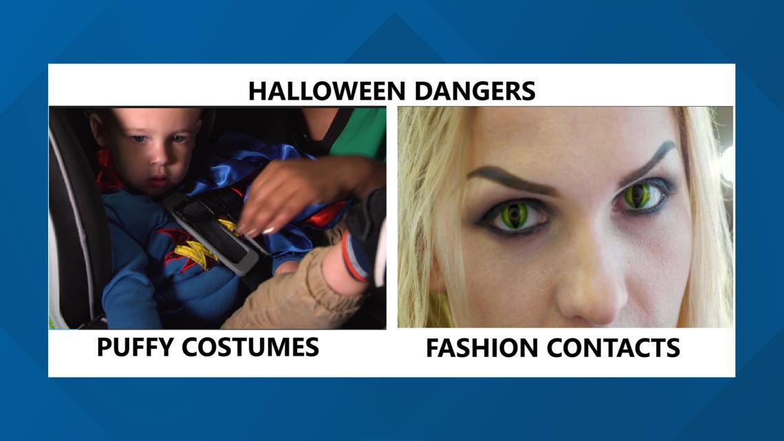 Why puffy costumes & Halloween contacts are dangerous