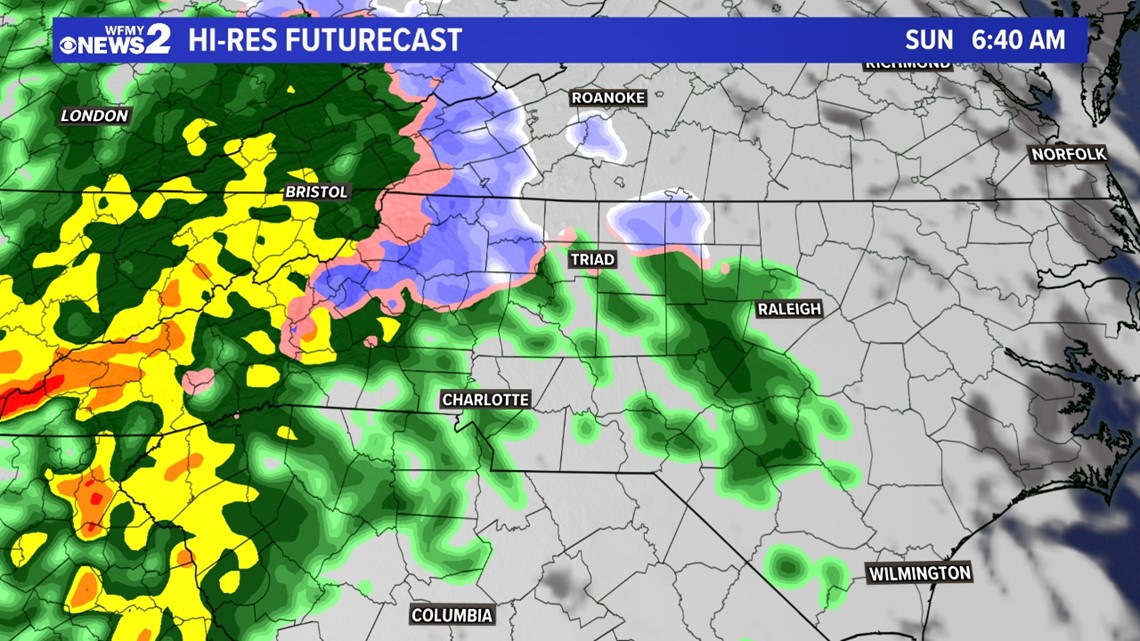 Yes, You Could See Snowflakes In Greensboro On Sunday | Wfmynews2.com