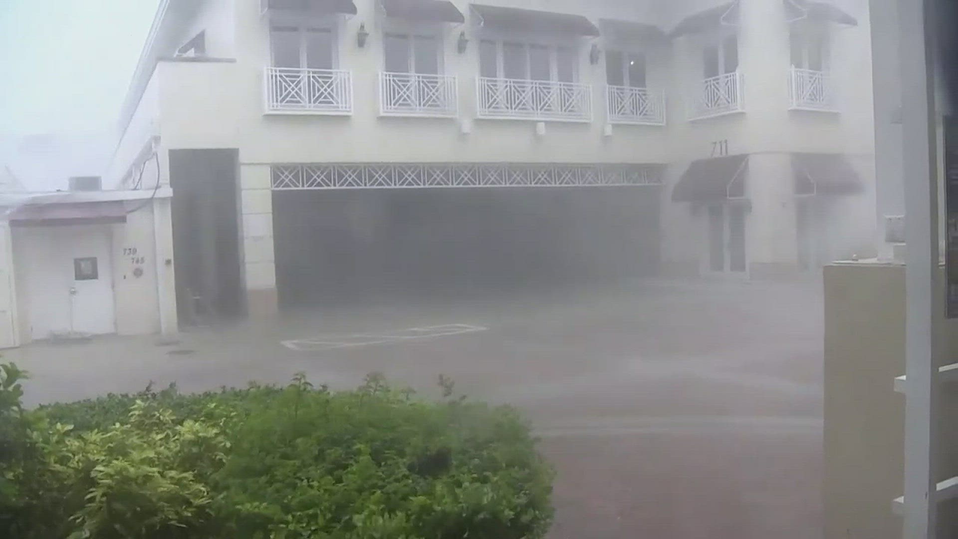 Heavy Wind And Rain In Naples