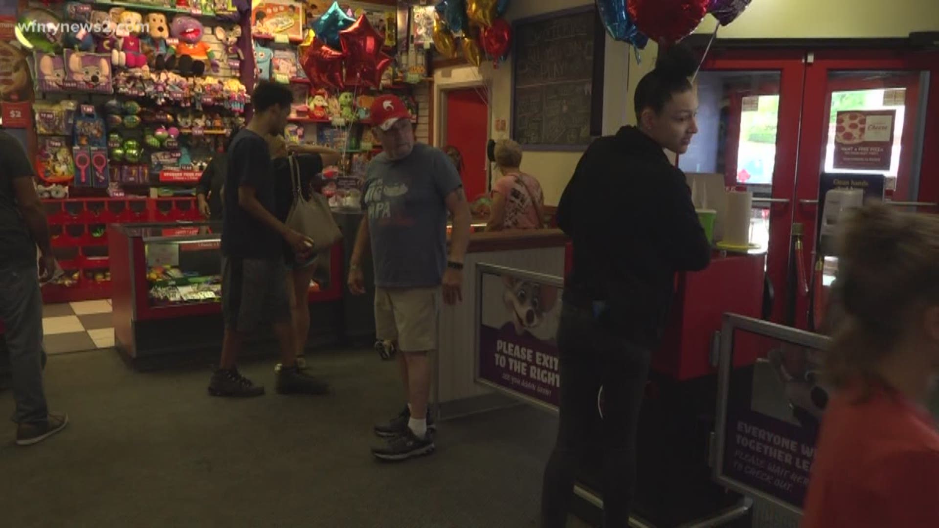 Chuck E Cheese's Pay Your Age Day