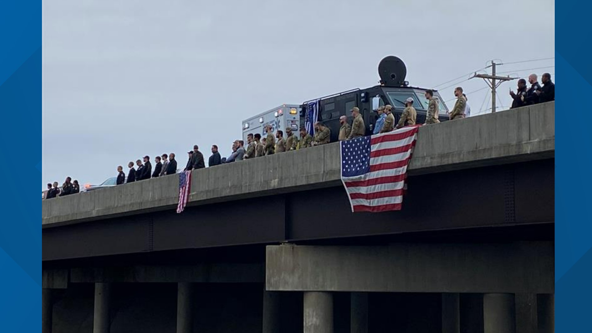 Sgt. Nix's Body Continues To Pass Through Alamance County | Wfmynews2.com