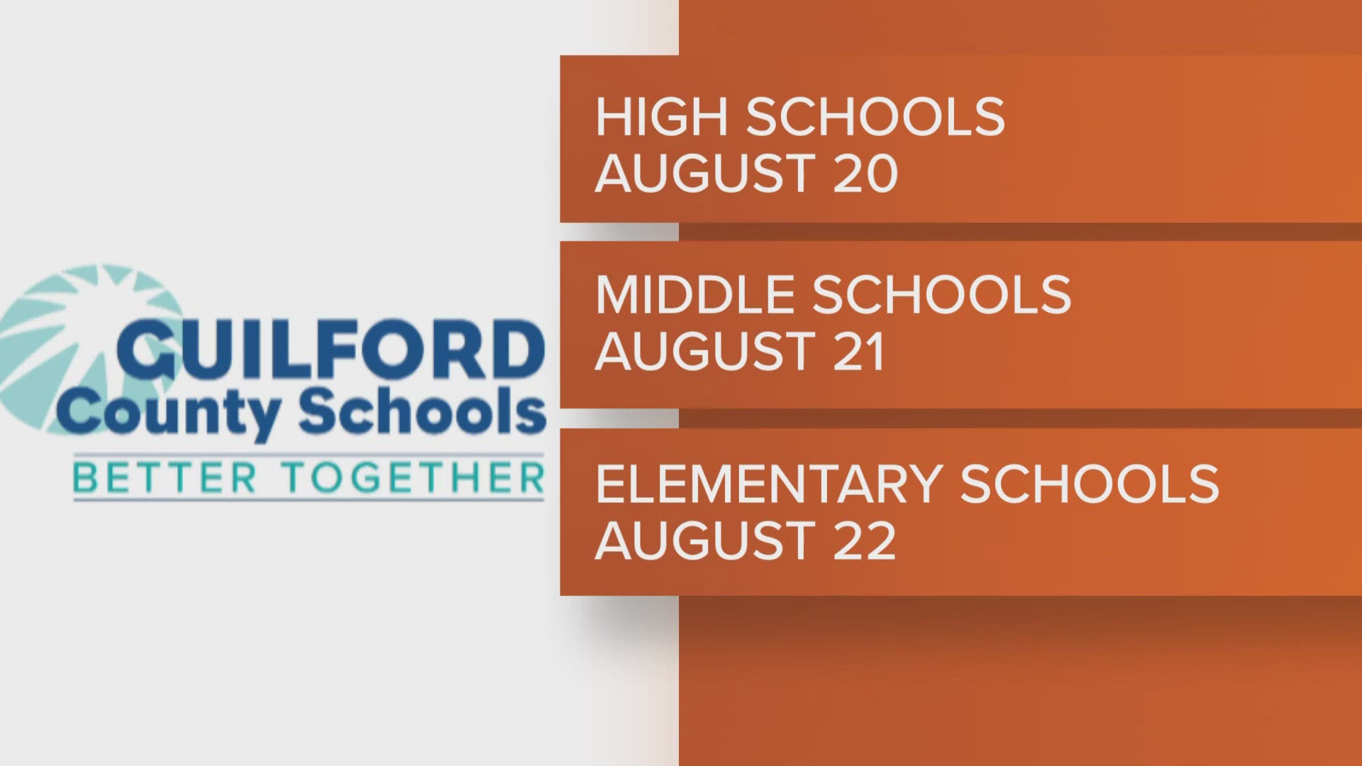 Guilford County students can get a first look at their classes before the new school year.