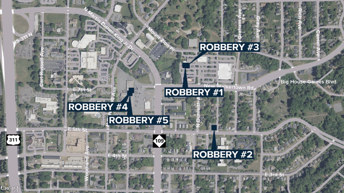 Winston-Salem man held without bond after pepper spray robbery, months-long business break-in spree, police say