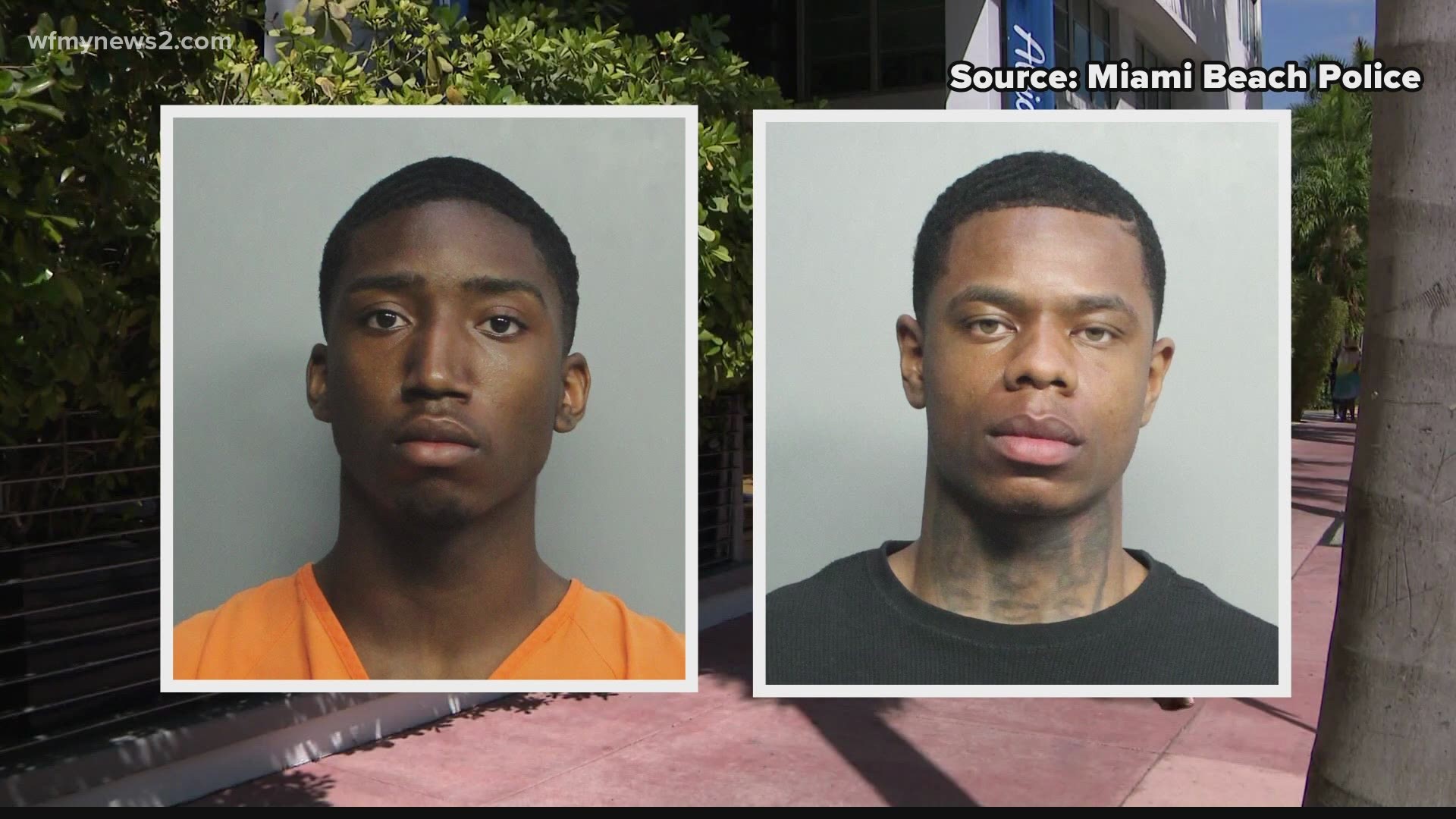 Miami Beach police say Dorian Taylor and Evoire Collier sexually assaulted a woman, who later died.
