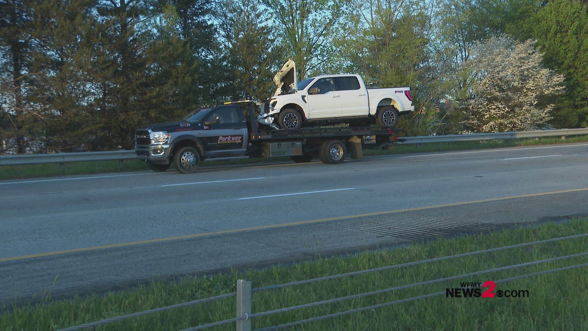 Winston-Salem police said the lanes have reopened.