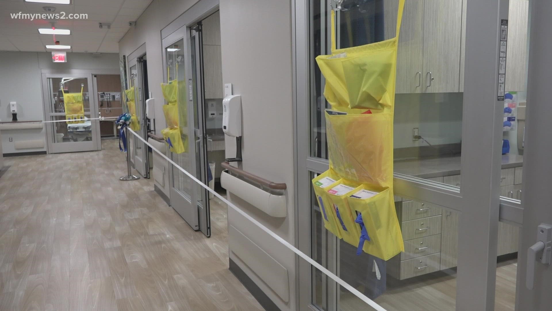The department has 16 treatment rooms that are supported by 24/7 imaging, pharmacy, and lab