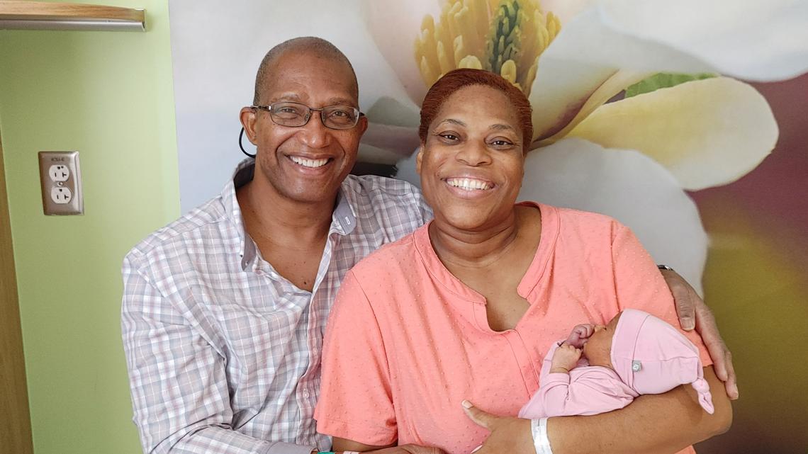 She’s on the move! First-time mom at 50’s miracle baby turns 1