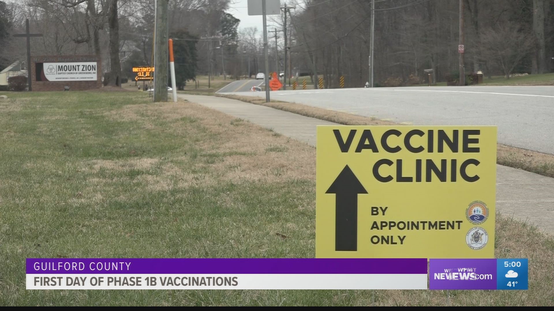 Guilford County Department of Public Health says all its vaccine appointments are filled through Thursday.