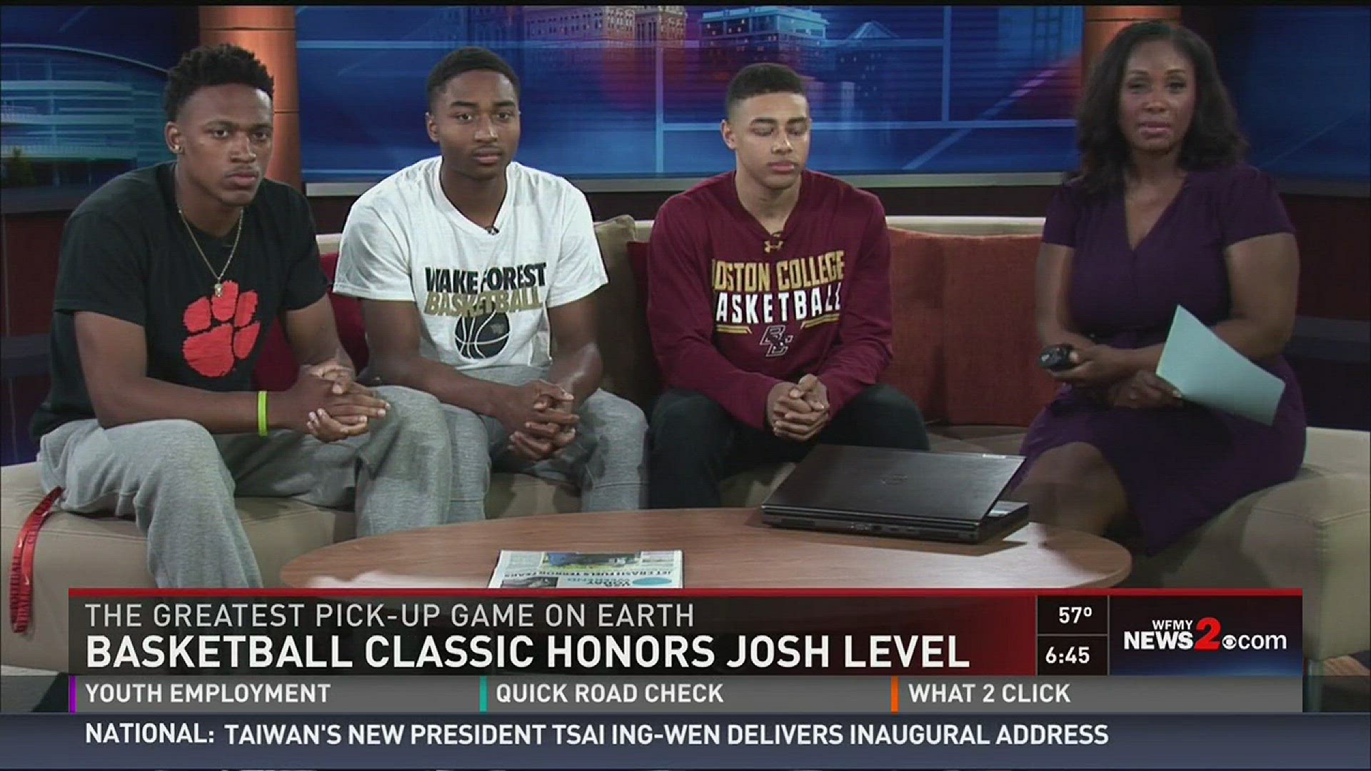 Basketball Game Honors Josh Level