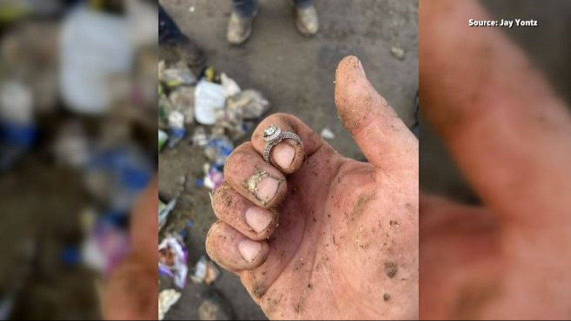 Finding your wife's wedding ring in a landfill