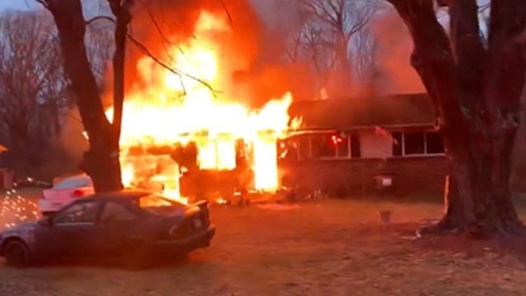 Firefighters battle Winston-Salem house fire