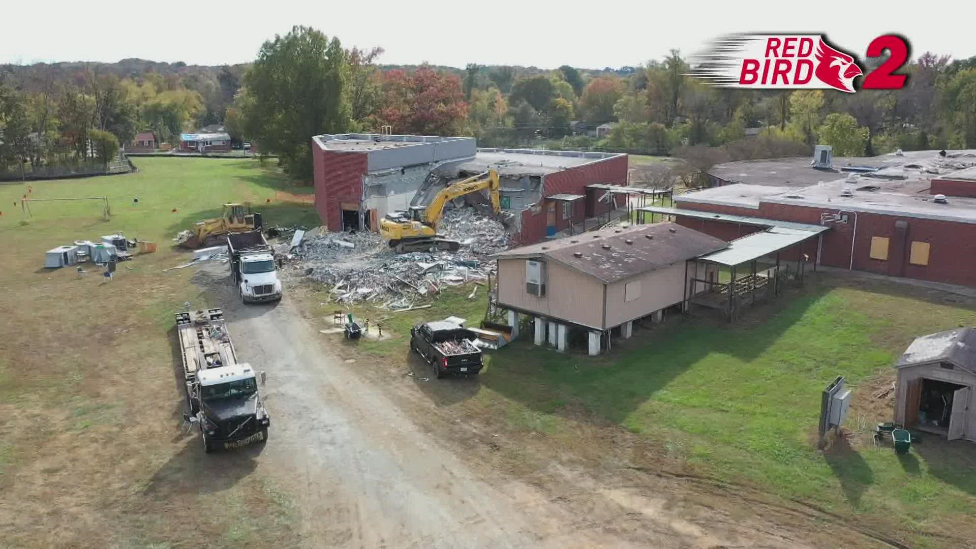 Guilford County Chief Operating Officer Dr. Michelle Reed says they hope to have demolition complete in twelve weeks.