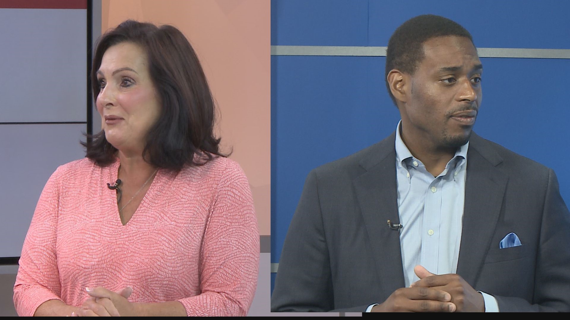 Incumbent Mayor Vaughan and Greensboro city council member Justin Outling express their top goals if elected.