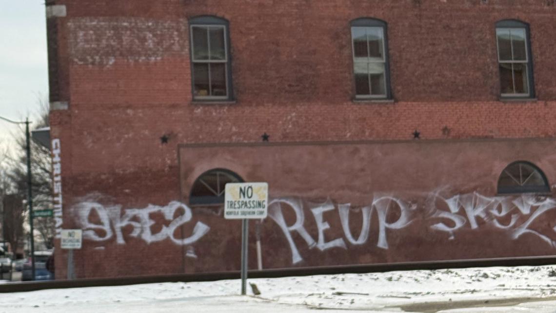 High Point man charged with vandalizing downtown Greensboro buildings with graffiti: Police