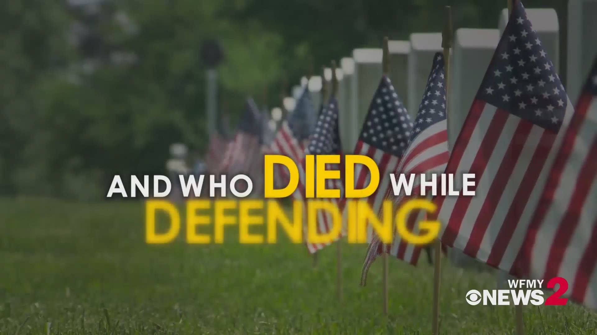 Memorial Day isn't just an opportunity for a barbecue or beach trip. It's a day honoring American soldiers, marines who made the ultimate sacrifice for their country.