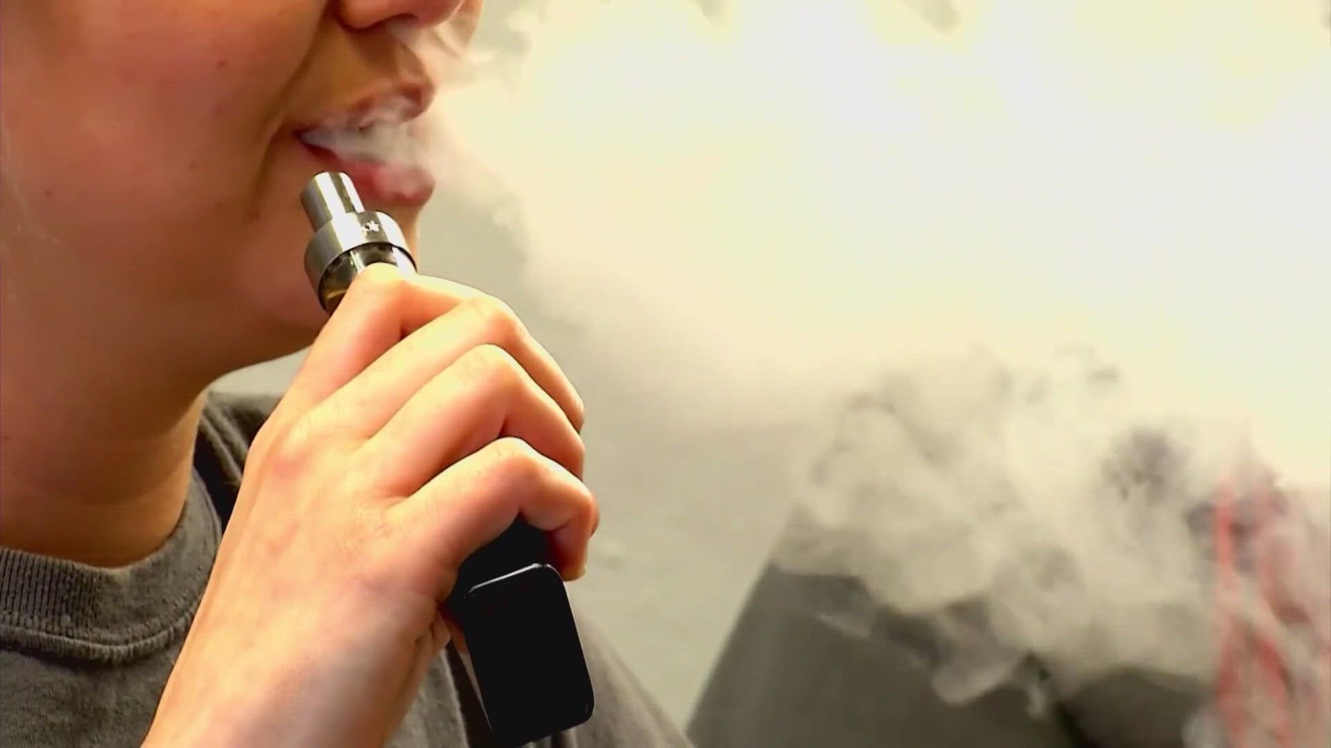 The CDC says about 14% of high school students vape.