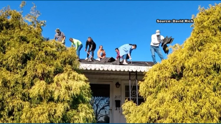 UVA students travel to Greensboro to help a homeowner with disabilities