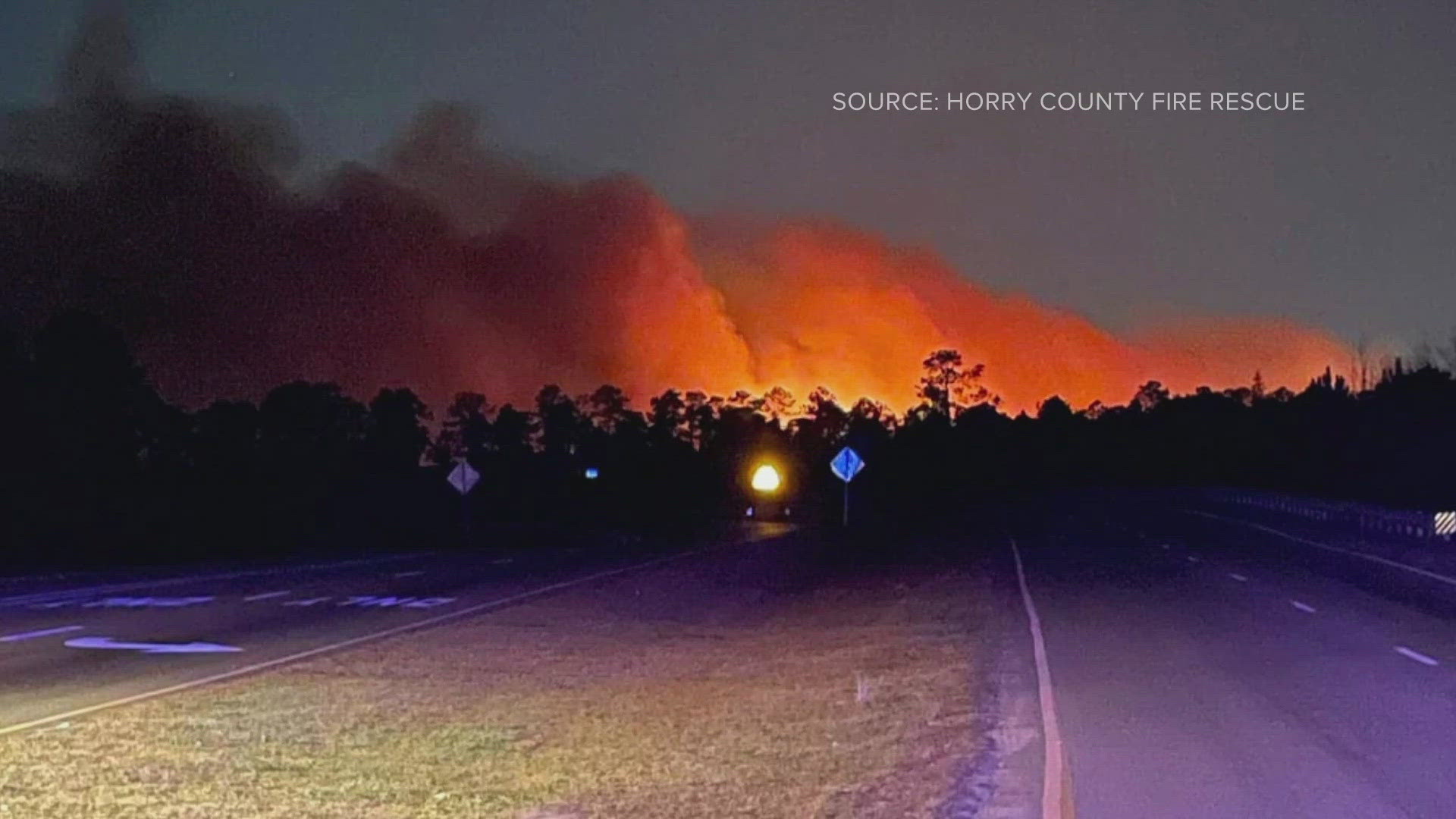 Crews battle wildfires in North and South Carolina amid dry, windy ...