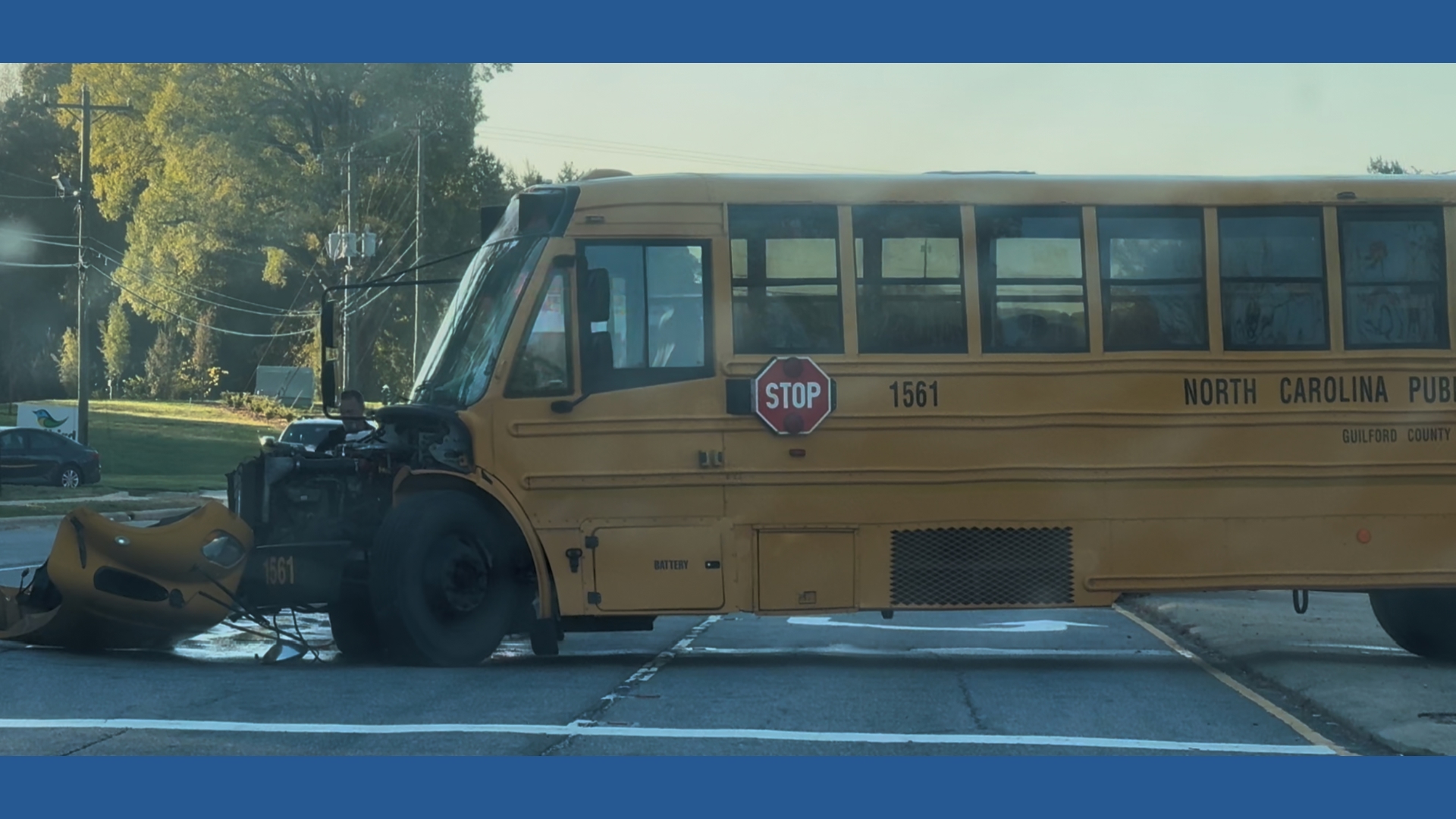 Crash involving Guilford County Schools bus | wfmynews2.com