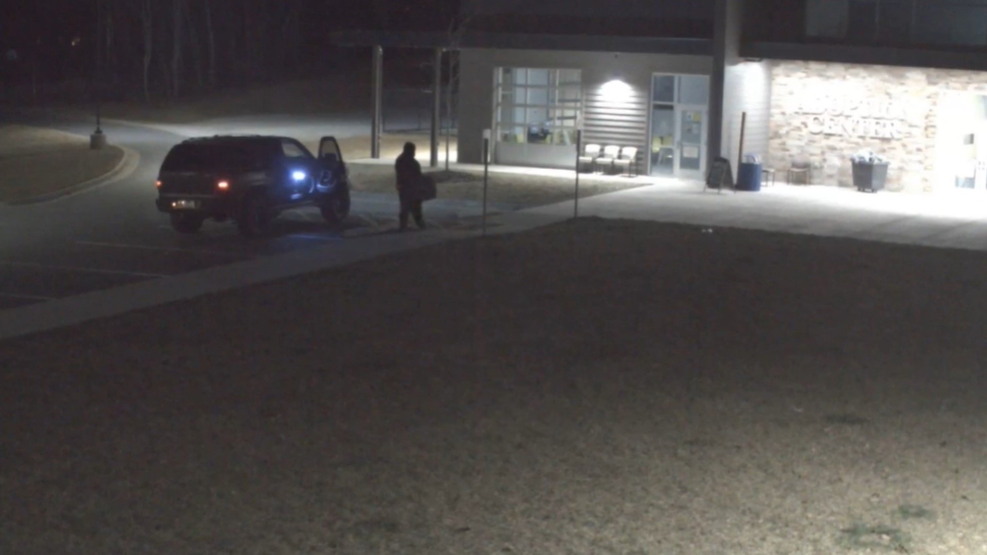 Footage shows someone leaving a dog outside the animal resources center in the cold. The staff found the dog dead the next morning.