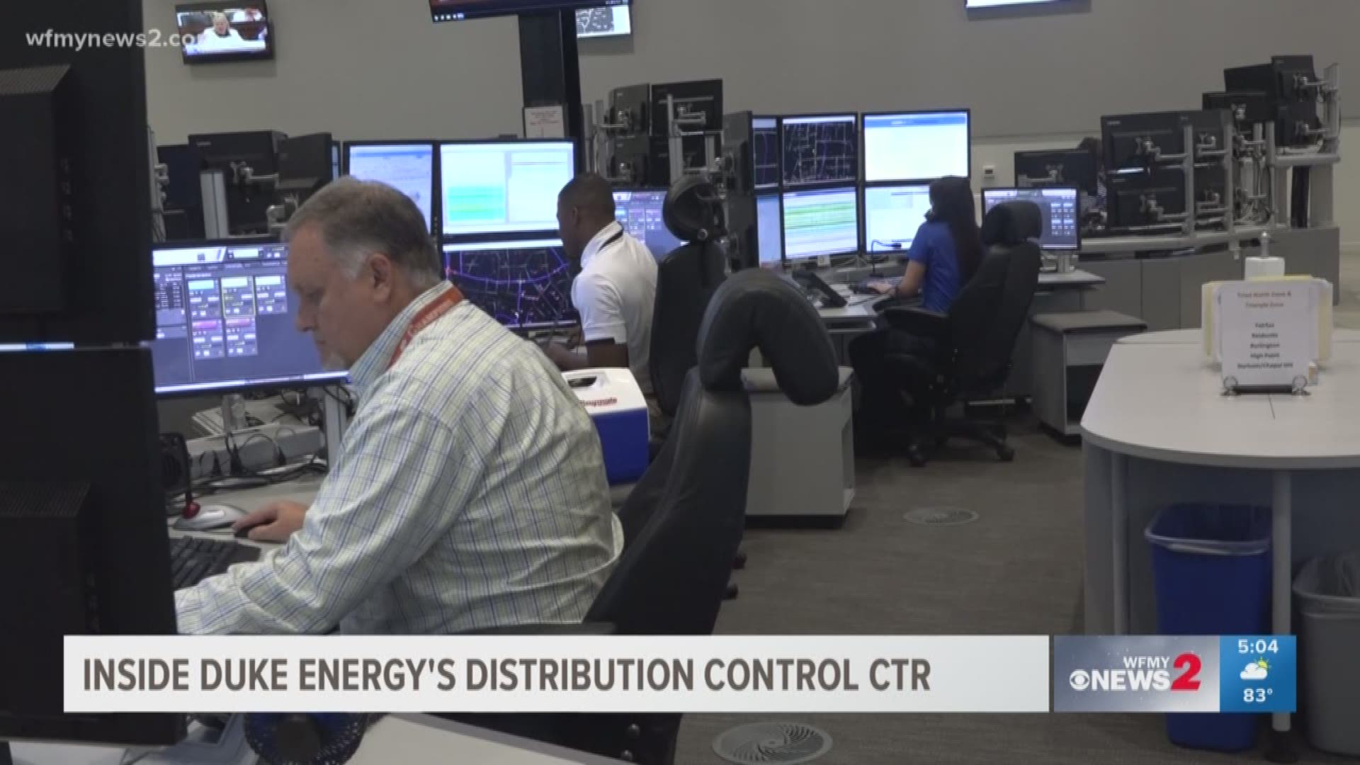 The 24 hour operation can staff up to 36 grid operators during a major storm and the new automated reporting system can handle up to 100,000 calls an hour.
