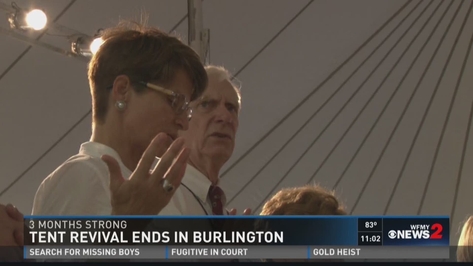 Burlington Tent Revival Ends
